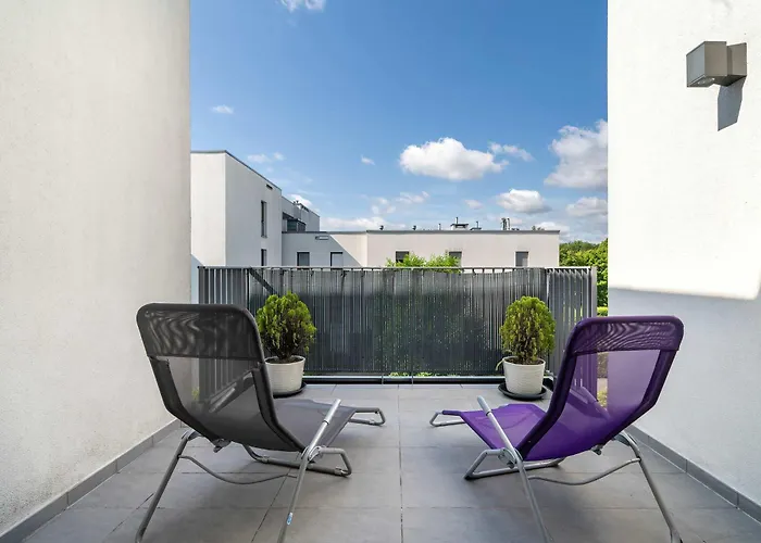 Stylish For 4 People With Parking In By Renters Posen